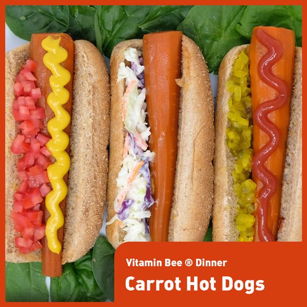 Vitamin Bee ® Carrot Hot Dog Dinner